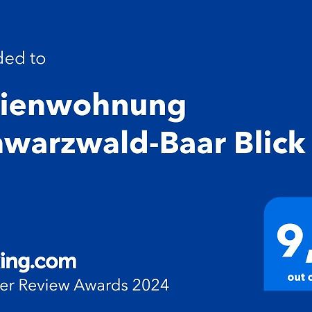 Ferienwohnung Schwarzwald-Baar Blick Donaueschingen Ngoại thất bức ảnh